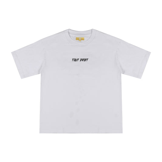 T-shirt "TOUT DROIT" WHITE