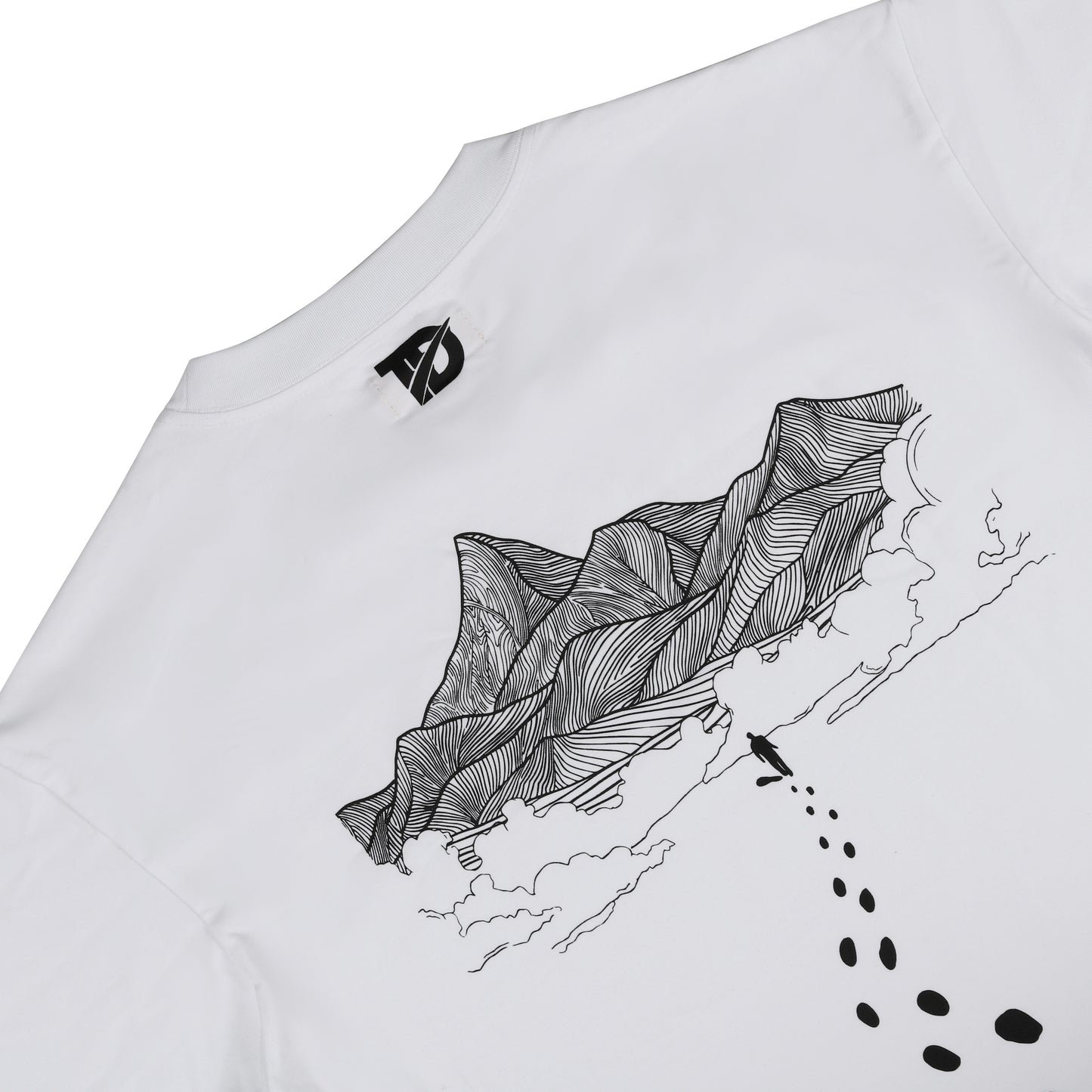 T-shirt "TOUT DROIT" WHITE