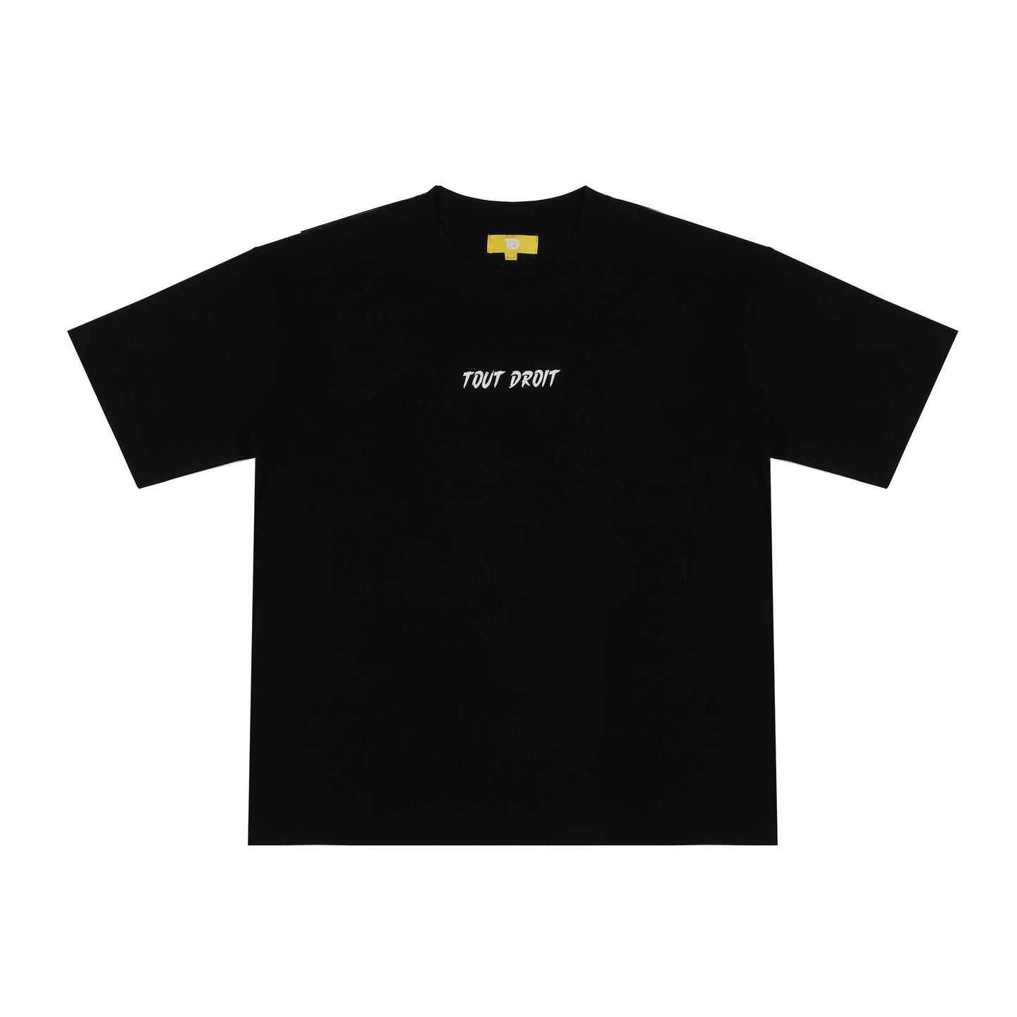 T-shirt "TOUT DROIT" BLACK