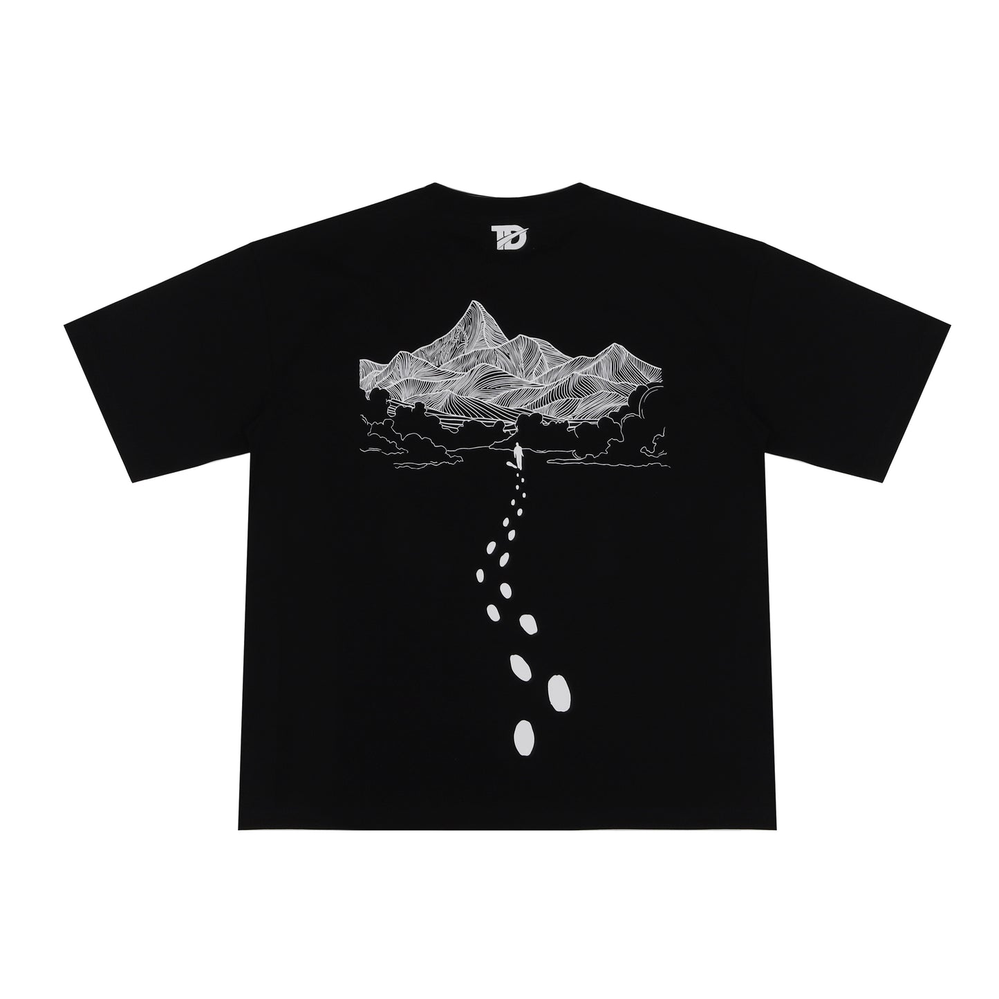 T-shirt "TOUT DROIT" BLACK