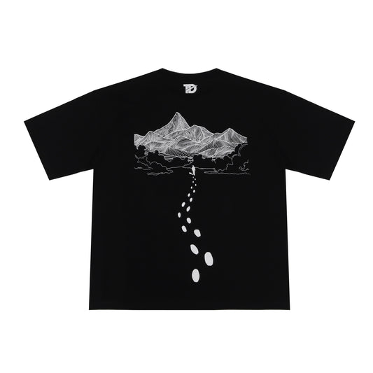 T-shirt "TOUT DROIT" BLACK