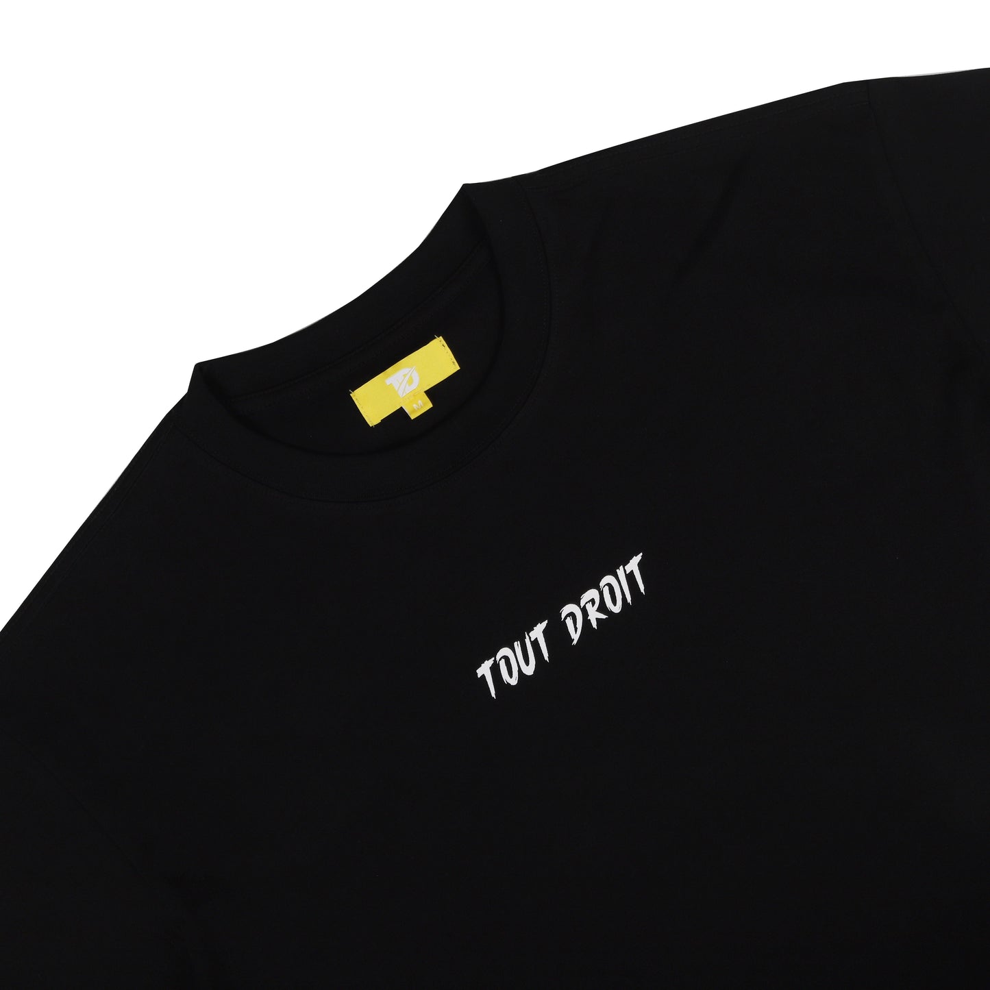 T-shirt "TOUT DROIT" BLACK